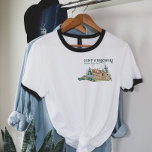 懇親会カスタムファミリーロードトリップキャンプ Tシャツ<br><div class="desc">トレンディーの水色のイラストとタイお洒落プモダンの特徴。母、パパ、兄弟、姉妹などのマッチングのティーであなたの休日の週を記念する。ファミリ名と日付を変更して、独自のカスタムデザインにする。このデザインは決してスタイルを抜けない。家族写真、懇親会パーティー、夏休み、ロードトリップなどに最適。デザインの右側カスタムにある[このデザインテンプレートを編集する]ボックスまたは青い[文字を編集すクリックる]ボタンを使用しての配置を行うと、フォントと色を変更しカスタマイズて、このデザインに追加の情報や画像を追加します。調整もし品(サンキューカード等)が必要な場合は連絡ご注文をカスタムお願い。****注文カスタムの場合は、カートにこの商品を置かないこと。代わりに、電子メールでリクエストをlauralise@iyhtvdesigns.comに送る商品へのリンクが利用可能になった時点で電子メールで送信される。そのリンクを使用して注文を行うことができる。48時間まで許可して。</div>