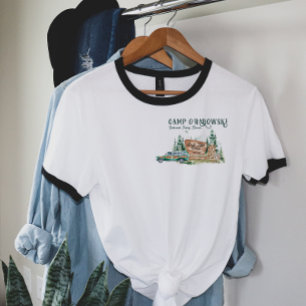 懇親会カスタムファミリーロードトリップキャンプ Tシャツ