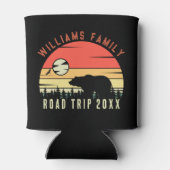 懇親会カスタムファミリーロードトリップマウンテンサンセット 缶クーラー (裏面)