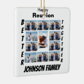 懇親会カスタム11フォトコラージュ セラミックオーナメント (右)