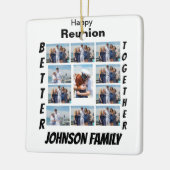 懇親会カスタム11フォトコラージュ セラミックオーナメント (左)