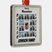 懇親会カスタム11フォトコラージュ メタルオーナメント (右)