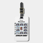 懇親会カスタム11フォトコラージュ ラゲッジタグ (正面縦)