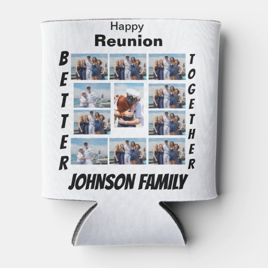 懇親会カスタム11フォトコラージュ 缶クーラー (正面)