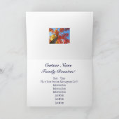 懇親会カーカスタムド懇親会ツリー葉 招待状 (内部)