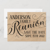 懇親会カードデザイン ポストカード (正面/裏面)