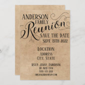 懇親会カードデザイン 招待状 (正面/裏面)