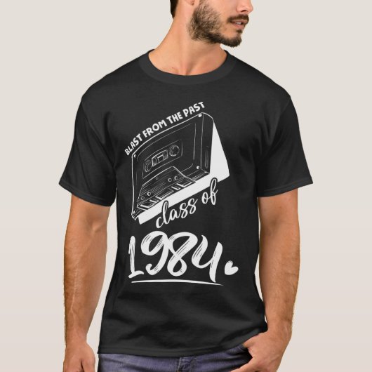 懇親会クラス1984学校卒業ブラスト Tシャツ (正面)