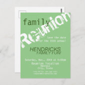 懇親会デザイン家族、学校の仲間、仲間 ポストカード (正面/裏面)