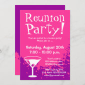 懇親会パーティの招待状|カスタム招待状 招待状 (正面/裏面)