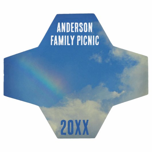 懇親会レインボーカラフルアニュアルファミリーピチン サッカーボール (フラット)