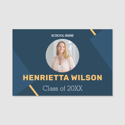 懇親会写真名タグカレッジ懇親会 名札 (正面)