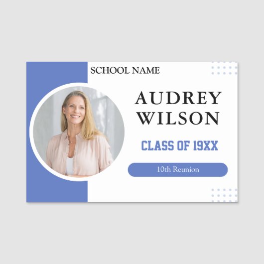 懇親会写真名タグ10Thクラス懇親会 名札 (正面)