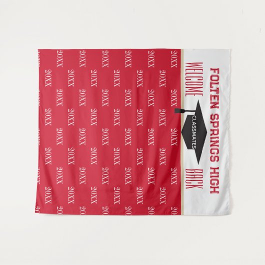 懇親会写真!!クラス懇親会写真の背景 タペストリー (正面(横))