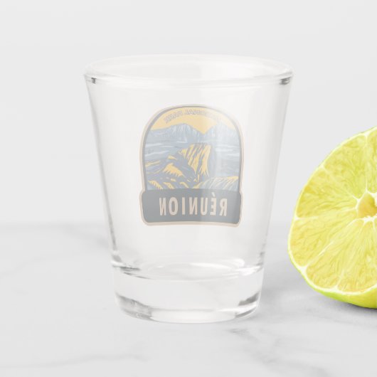 懇親会国立公園ヴィンテージ ショットグラス (裏面)