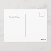 懇親会招待状!カスタム懇親会はがき ポストカード (裏面)