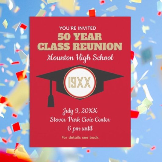 懇親会招待状!カスタム懇親会はがき 招待状