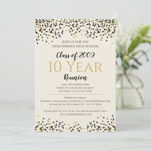 懇親会招待状 招待状 (スタンド正面)