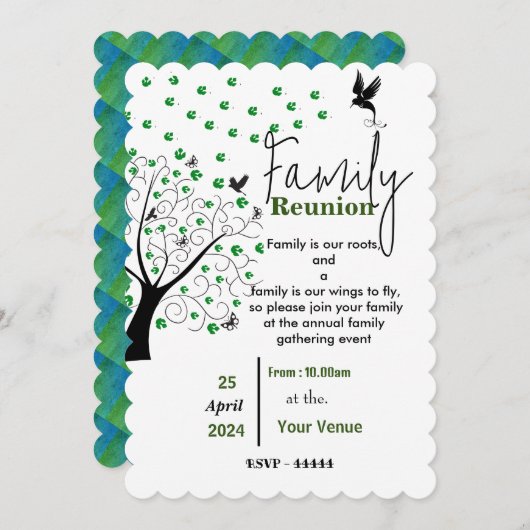 懇親会招待状 招待状 (正面/裏面)