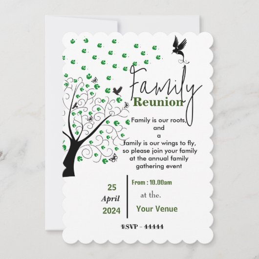 懇親会招待状 招待状 (正面)