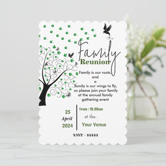 懇親会招待状 招待状 (スタンド正面)