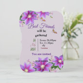 懇親会招待 招待状 (スタンド正面)