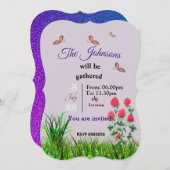 懇親会招待 招待状 (正面/裏面)