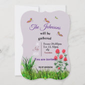 懇親会招待 招待状 (正面)