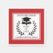 懇親会時間おもしろい!カスタムクラス懇親会 スタンダードカクテルナプキン (正面)