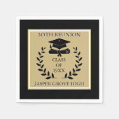 懇親会時間おもしろい!カスタムクラス懇親会 スタンダードカクテルナプキン (正面)