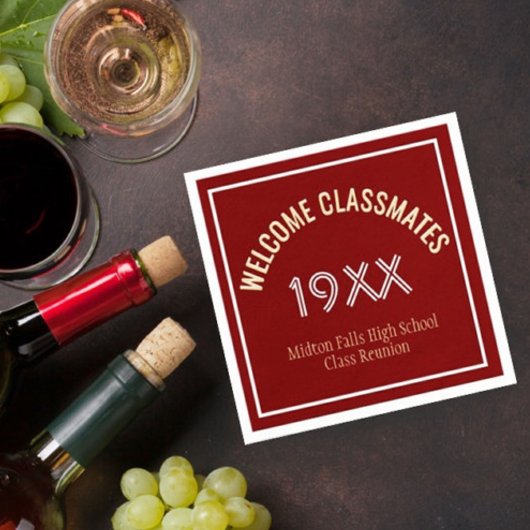 懇親会時間！カスタムクラス懇親会ナプキンス スタンダードカクテルナプキン