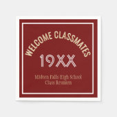 懇親会時間！カスタムクラス懇親会ナプキンス スタンダードカクテルナプキン (正面)