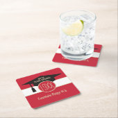 懇親会!クラスカスタム懇親会コースター スクエアペーパーコースター (インサイチュ)