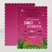 懇親会 招待状 (正面/裏面)