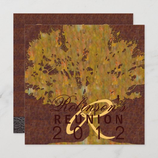 懇親会 招待状 (正面/裏面)