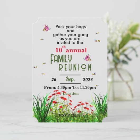 懇親会 招待状 (スタンド正面)