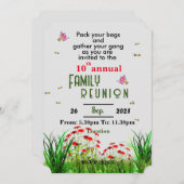 懇親会 招待状 (正面/裏面)