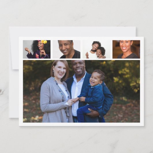 懇親会DIY5写真 | 家族が集まる サンキューカード (正面)