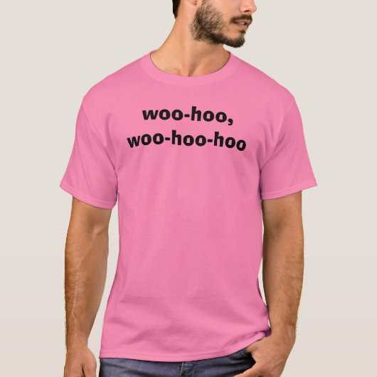 懇願してhoo下さい、懇願してhoo hoo下さい tシャツ (正面)