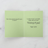 懐おもしろいかしいChipmunk Friends 考え of You カード (内部)