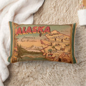 懐かしいアラスカ ランバークッション (ブランケット)