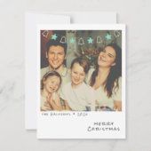 懐かしいインスタントフォトクリスマスカード シーズンカード (正面)