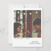 懐かしいインスタントフォトクリスマスカード シーズンカード (正面)