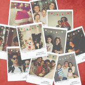 懐かしいインスタントフォトクリスマスカード シーズンカード