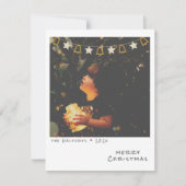 懐かしいインスタントフォトクリスマスカード シーズンカード (正面)