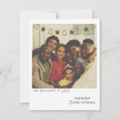 懐かしいインスタントフォトクリスマスカード シーズンカード (正面)