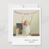 懐かしいインスタントフォト年賀状 シーズンカード (正面)