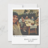 懐かしいインスタントフォト年賀状 シーズンカード (正面)