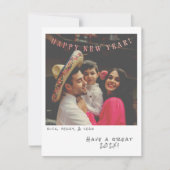 懐かしいインスタントフォト年賀状 シーズンカード (正面)