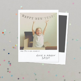 懐かしいインスタントフォト年賀状 シーズンカード